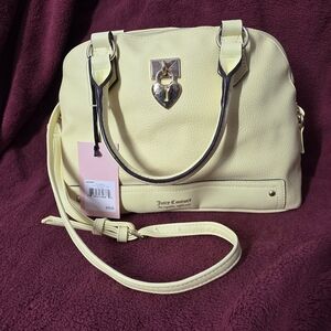 Juicy Couture Light Yellow Satchel